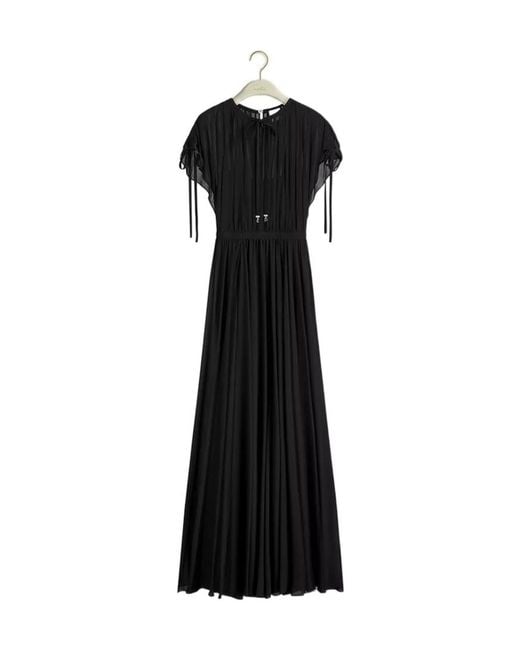 Dior Black Iviera Long Flared Dress