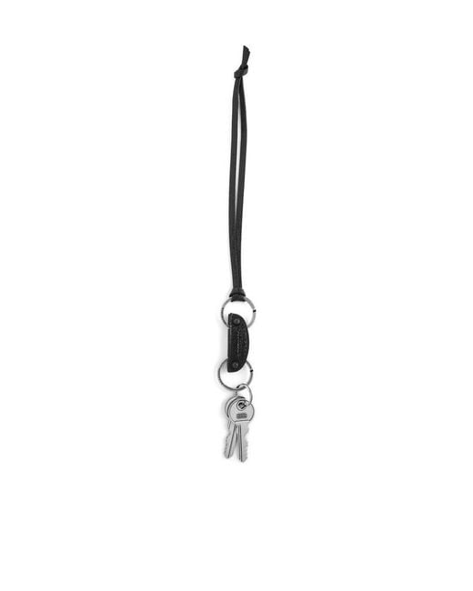 Balenciaga White Le City Key Keyring for men