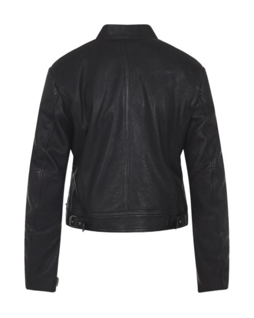 Tom Ford Black Steam Finished Racer Jacket