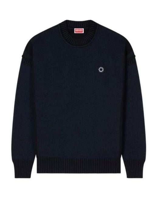 KENZO Blue Boke Flower 2.0 Jumper for men