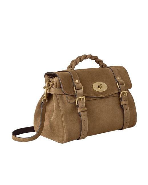 Mulberry Brown Alexa Tote Bag