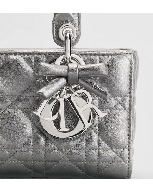 Dior White Mini Lady D-Joy Bag