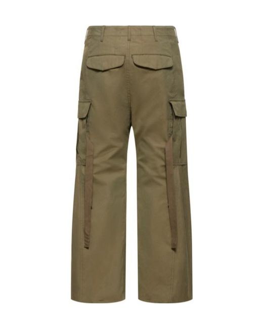 Doublet Green Belt-Loop Overalls for men