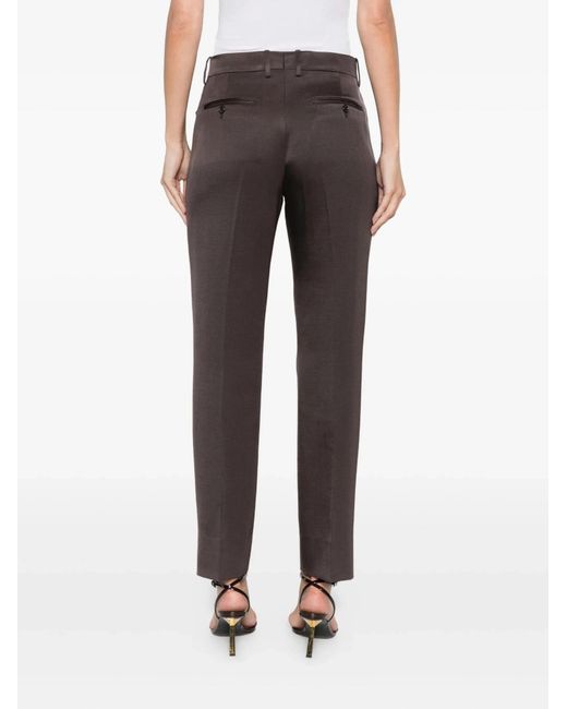 Tom Ford Gray Trousers With Belt Loops