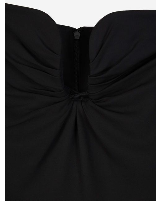 Roland Mouret Black Cady Dress