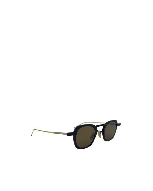 Thom Browne Green Colourblock Sunglasses for men