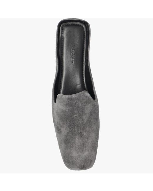 Max Mara Black Open-Heeled Sandals