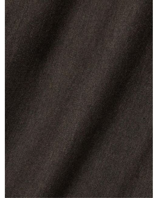 Khaite Brown Elle Mini Dress