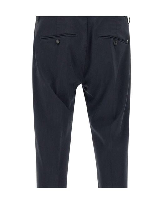 Dondup Blue Gaubert Slim Fit Pants for men