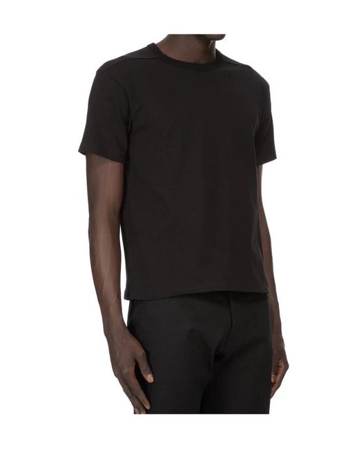 Rick Owens Black Short-Sleeve T-Shirt for men