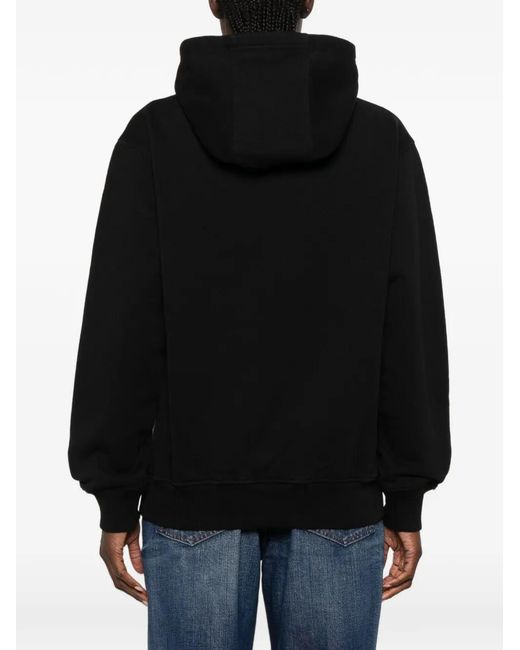 Casablanca Black Drawstring Hoodie