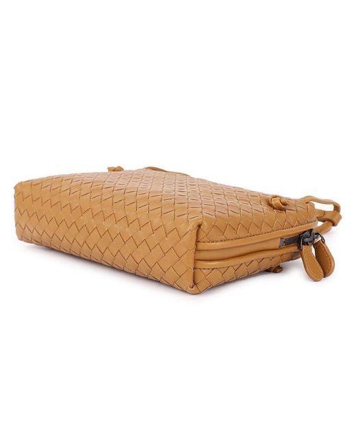 Bottega Veneta Metallic Zippered Shoulder Bag