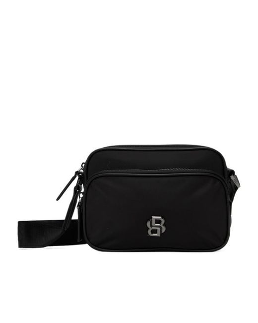 Boss Black Logo-Plaque Shoulder Bag for men