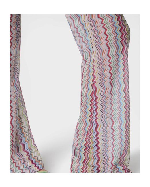 Missoni Gray Zigzag Trousers