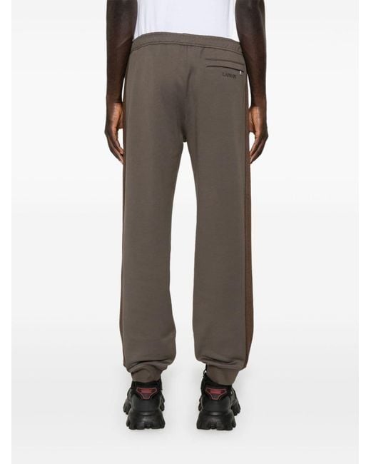 Lanvin Gray Side Curb Joggers for men