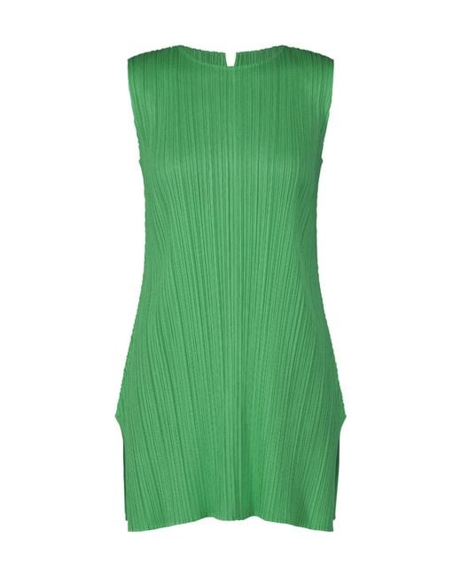Pleats Please Issey Miyake Green Pleats Please Issey Miyake Monthly Colors March Tunic