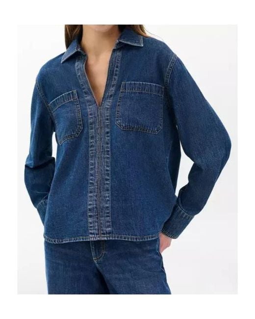 Rag & Bone Blue Channing Denim Shirt