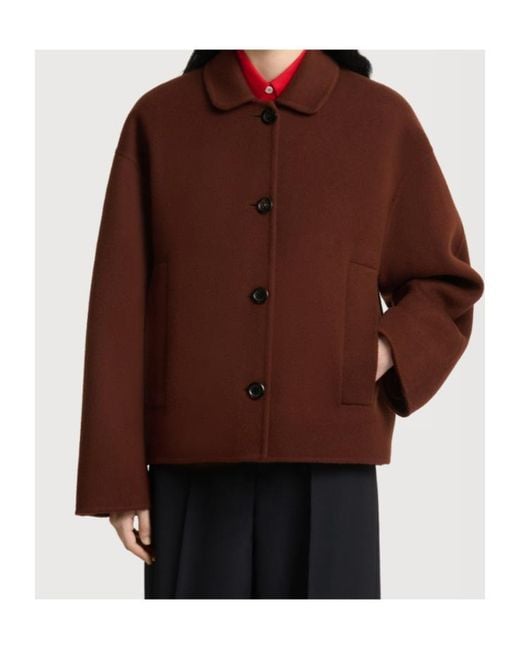 Marni Brown Wool-Cashmere Jacket