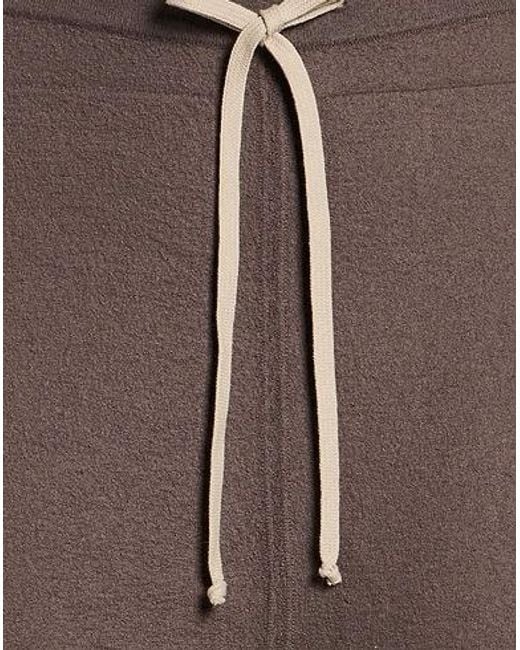 Rick Owens Brown Wool Casual Pants