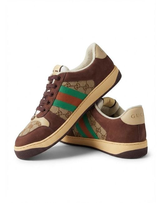 Gucci Green Screener Gg Sneakers for men