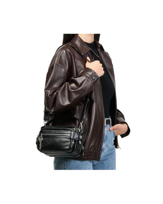 Acne Black Camero Crossbody Bag