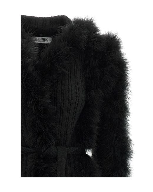 The Attico Black Long-Sleeved Coat