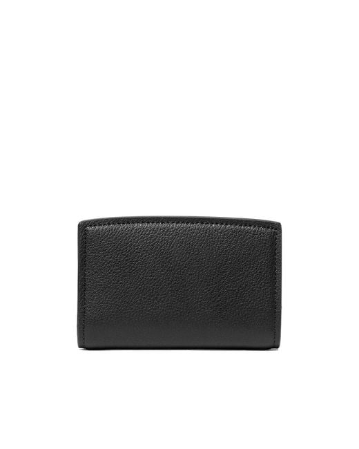 Michael Kors Black Textured Leather Wallet