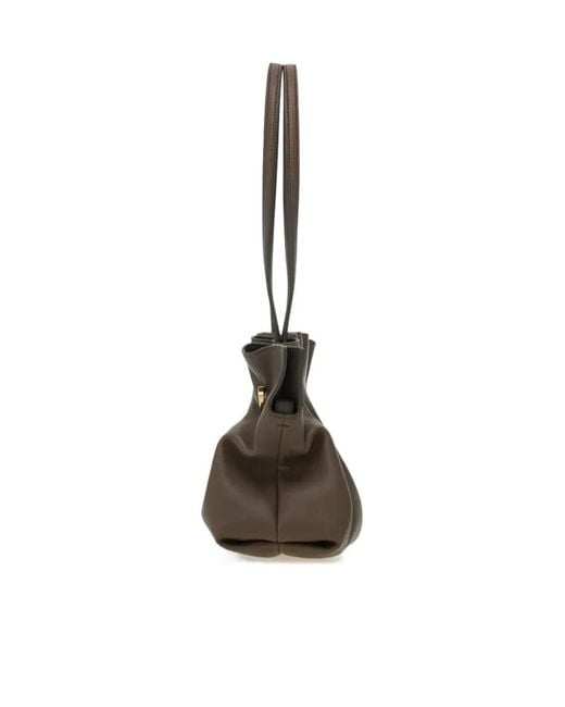 Ferragamo Brown Ferragamo Soft-Bag (S)