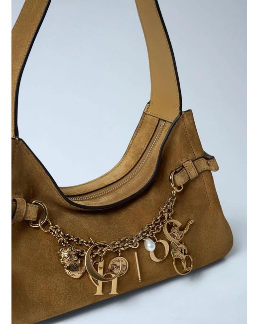 Chloé Metallic Zipper Shoulder Bag