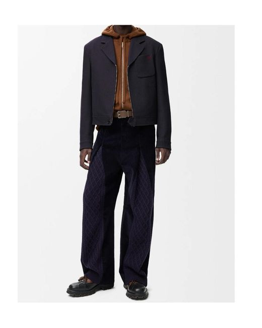 Loewe Black Belt Loop Casual Pants for men
