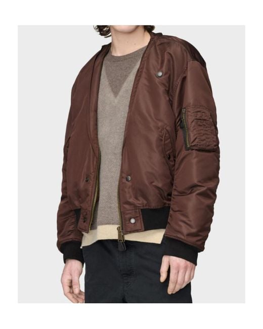 Maison Margiela Brown Reversible Bomber Jacket for men