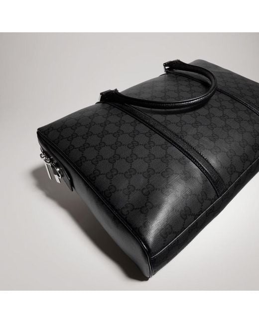 Gucci Black Essence Classic Medium Briefcase for men
