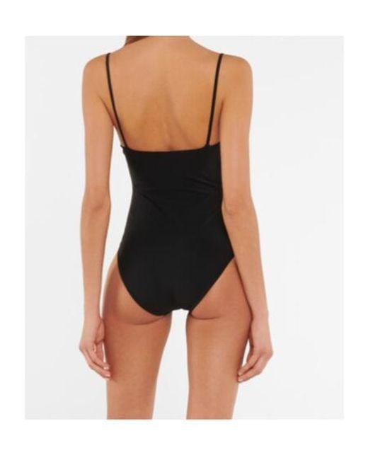 Magda Butrym Black Molded Cup Swimsuit