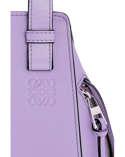 Loewe Purple Compact Hammock Bag