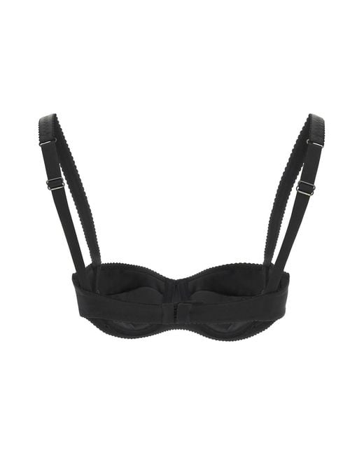 Dolce & Gabbana Black Balconette Bra