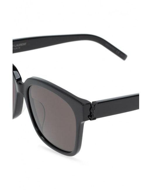 Saint Laurent Black Eyewear Round Frame Sunglasses