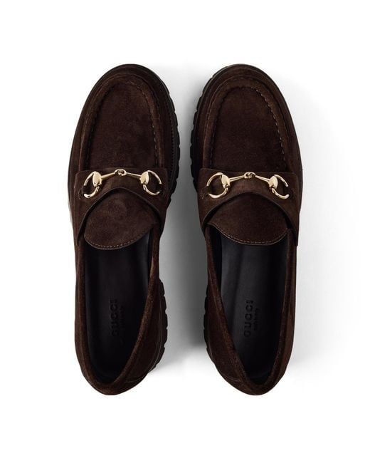 Gucci Brown Chunky Sole Slip-On Loafer