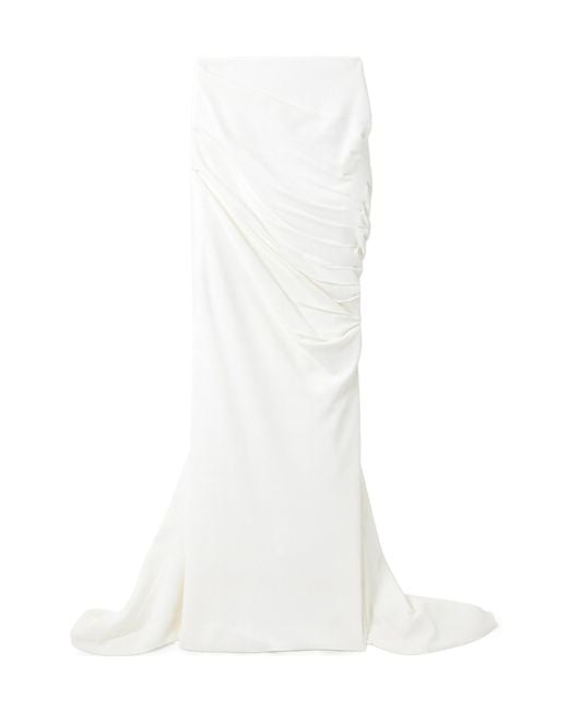 Stella McCartney White Train Skirt
