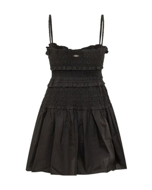 MICHAEL Michael Kors Black Ruffled Dress