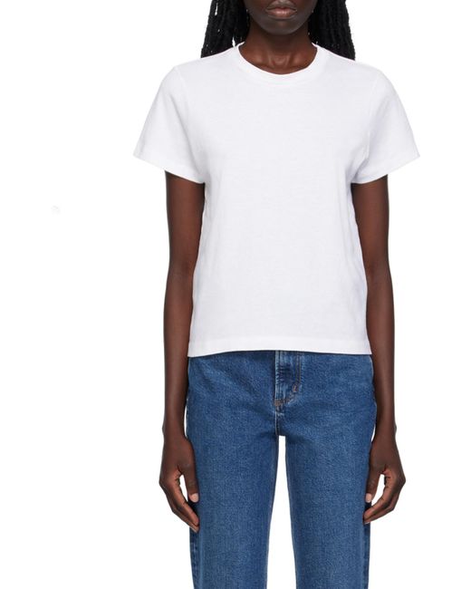 Khaite White The Emmylou Crewneck T-Shirt