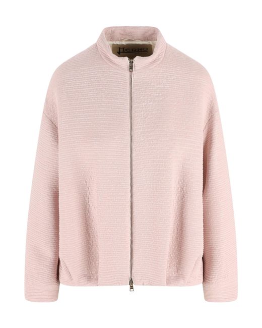 Herno Pink Zipped Jacket