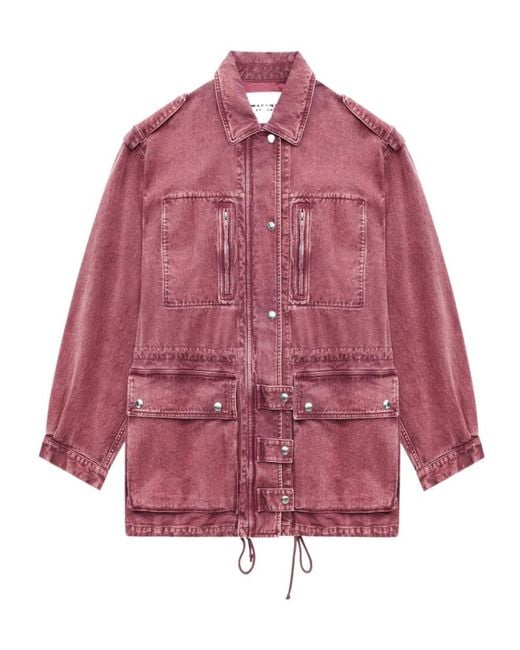 Isabel Marant Red Joanna Jacket