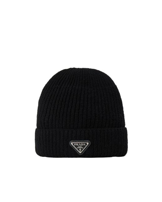 Prada Black Simple Hat for men