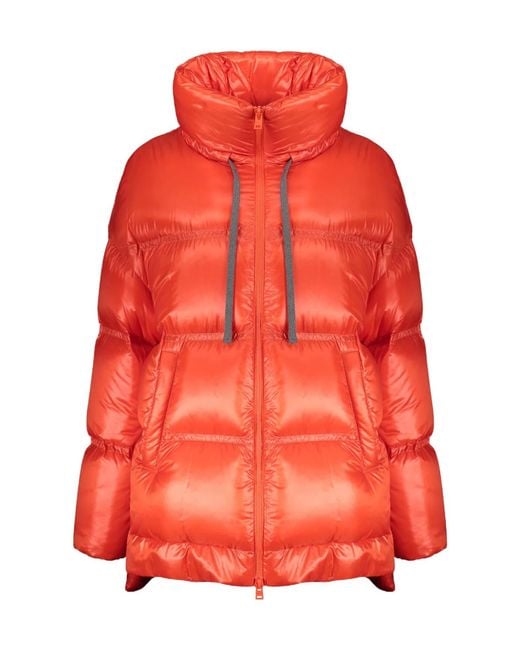 Herno Red Short Down Jacket