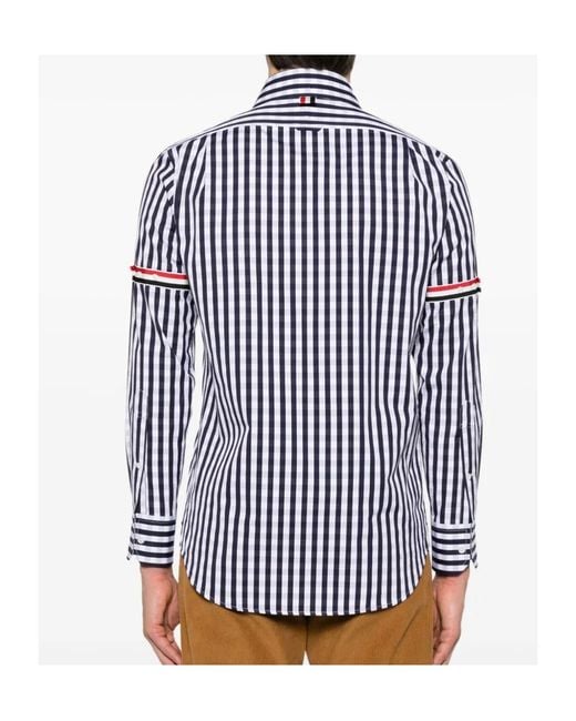 Thom Browne Blue Stripes Shirts for men