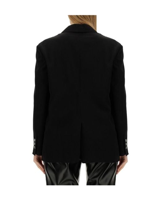 Moschino Black Single-Breasted Suit Jacket