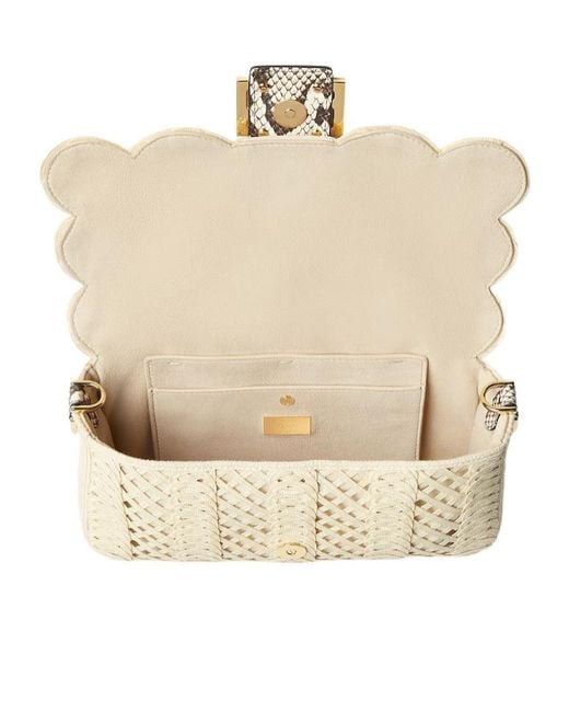 Fendi Metallic Baguette Shoulder Bag