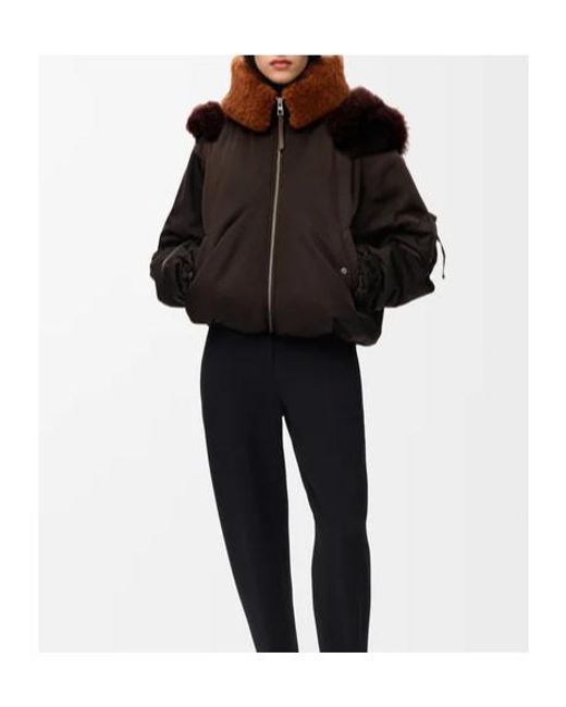 Loewe Brown Bomber Jacket