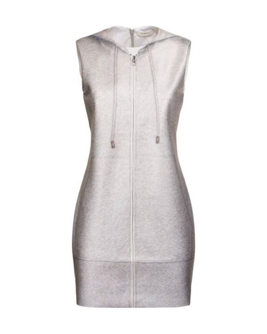 J.W. Anderson Gray Trompe L'Oeil Mini Shift Dress