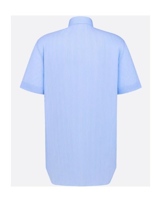 Dior Blue Christian Couture Short-Sleeved Shirt for men